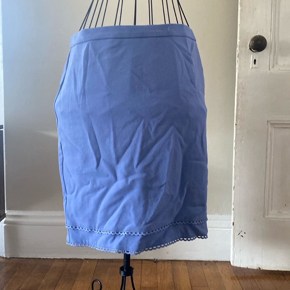Periwinkle pencil skirt